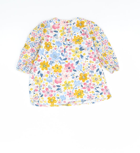 TU Girls White Floral Fit & Flare Size 18 Months