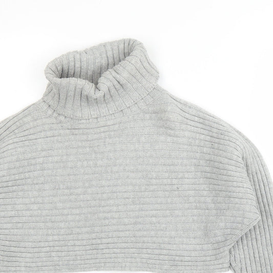 Womens UK Size S New Look Grey Pullover Jumper