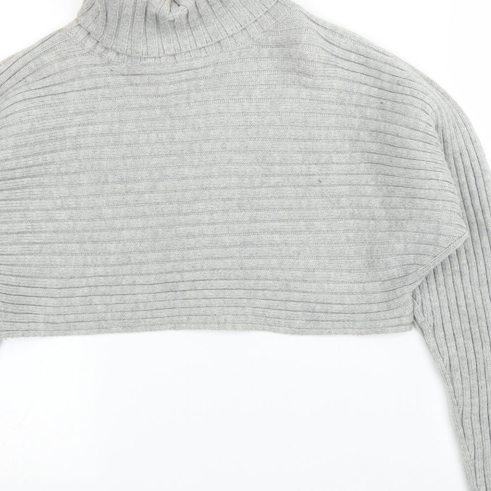 Womens UK Size S New Look Grey Pullover Jumper