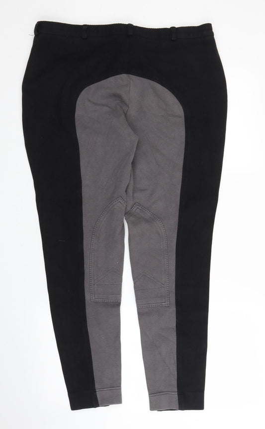 Gallop Womens Black Carrot Leggings Size 38 in L26 in