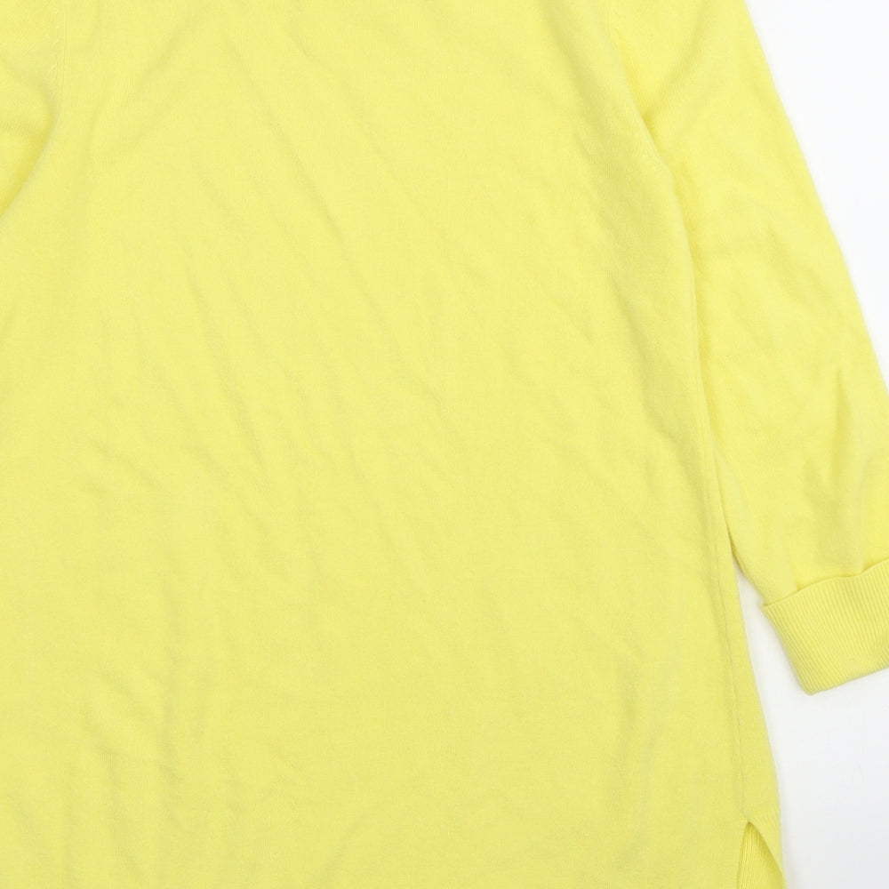 F&F Womens Yellow Pullover Jumper Size 10