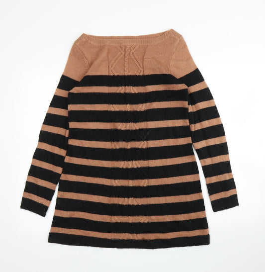 Womens UK Size M Wallis Brown Pullover Jumper