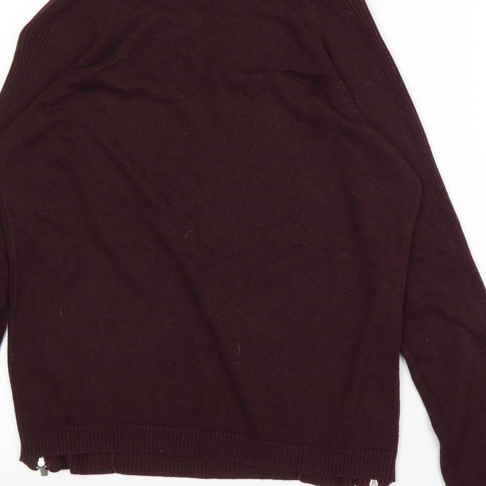Womens UK Size 12 New Look Purple Pullover Jumper
