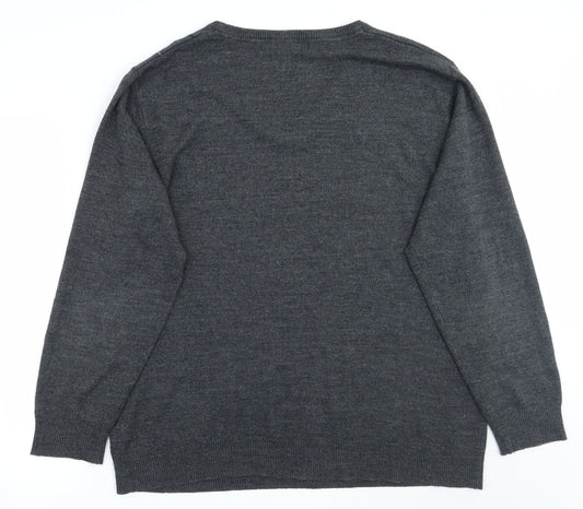 Cedar Wood State Mens Grey Pullover Jumper Size XL