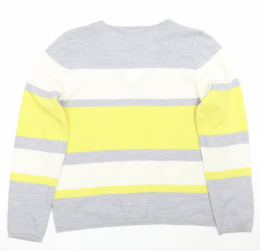 Womens UK Size 14 Marks and Spencer Grey Pullover Jumper