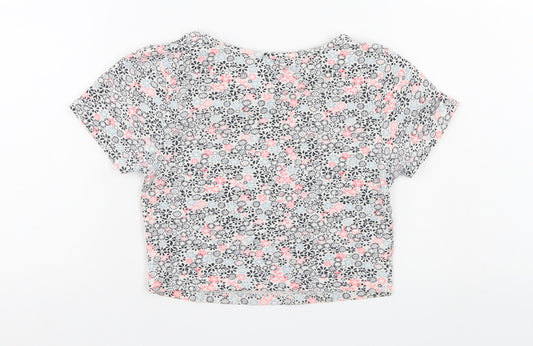 New Look Girls Multicoloured Floral Camisole T-Shirt Size 9 Years