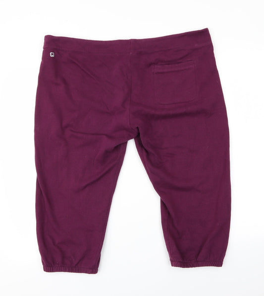 Preworn Womens Purple Sweatpants Trousers L26 in