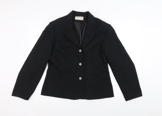 Womens UK Size 12 mackays Black Jacket