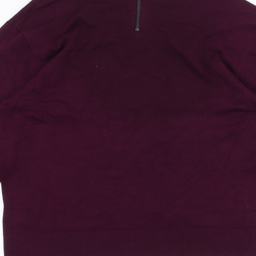 Womens UK Size 12 Gerry Weber Purple Basic T-Shirt