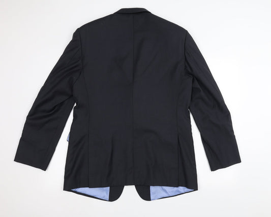 Mens UK Size 38 Preworn Regular Grey Suit Jacket