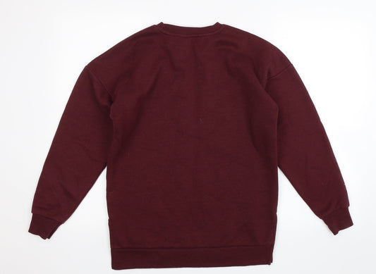 Womens UK Size 8 New Look Red Pullover Jumper