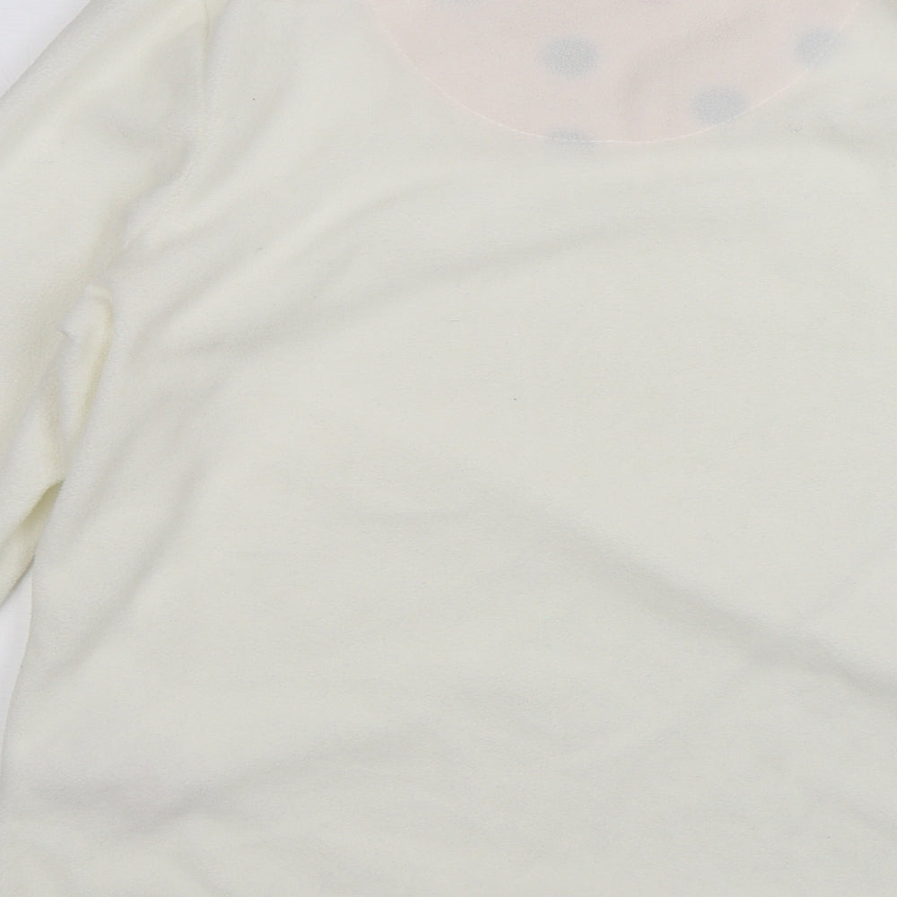 F&F Womens White Pullover Jumper Size S