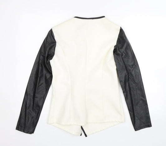 Quiz Womens White Jacket Size 8