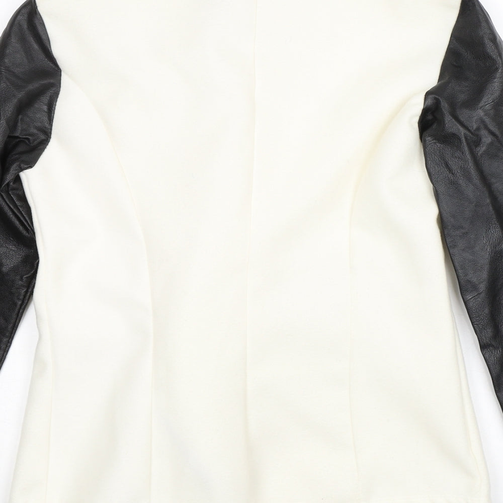 Quiz Womens White Jacket Size 8