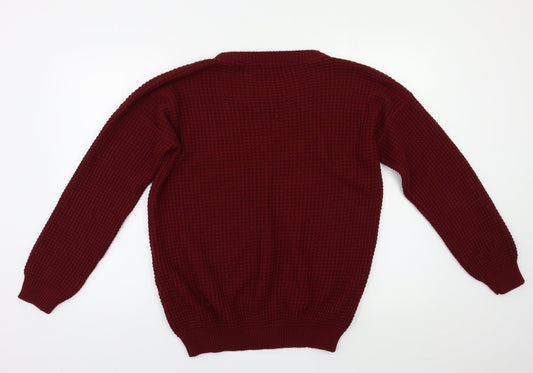 Cloak Womens Red Shrug Jumper Size M