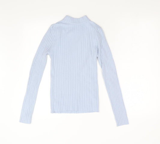 SheIn Womens Blue Pullover Jumper Size M