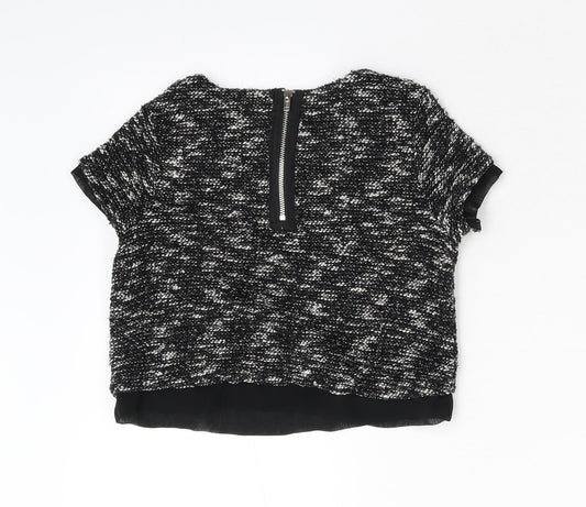 Matalan Girls Grey Pullover Jumper Size 6 Years