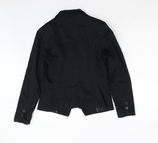 New Look Womens Black Jacket Blazer Size 14