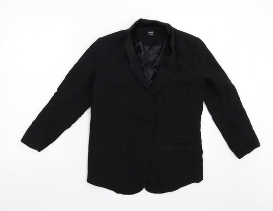 Womens UK Size 10 Oasis Regular Black Blazer