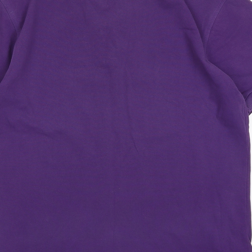 Asquith & Fox Mens Purple Polo Size S