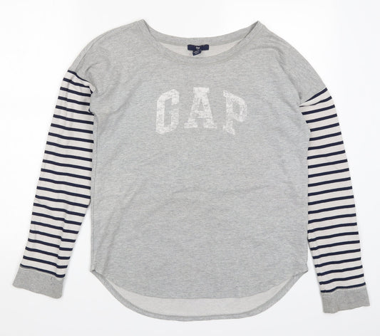 Womens UK Size S Gap Grey Pullover Sweatshirt
