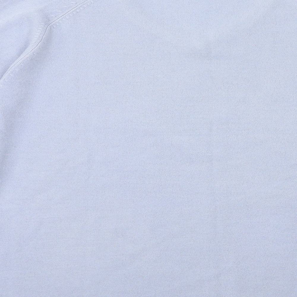 Marks and Spencer Mens Blue Knit Pullover Jumper Size M