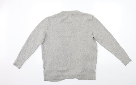 Body Flirt Womens Grey Knit Cardigan Jumper Size XS