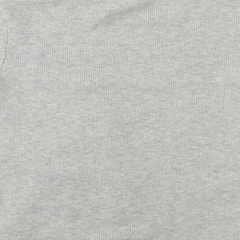 Body Flirt Womens Grey Knit Cardigan Jumper Size XS