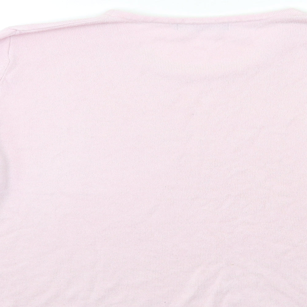 Womens UK Size L Bonmarché Pink Pullover Jumper