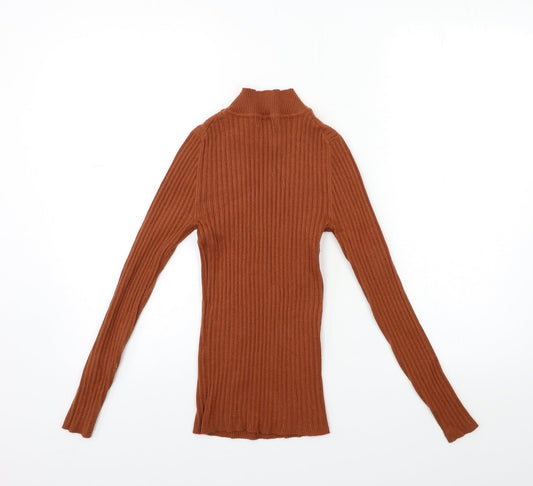 Primark Womens Brown Knit Pullover Jumper Size 12