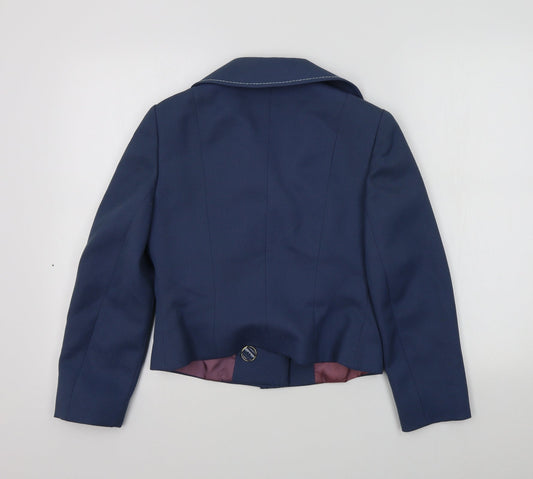 Berkertex Womens Blue Colourblock  Jacket Blazer Size M