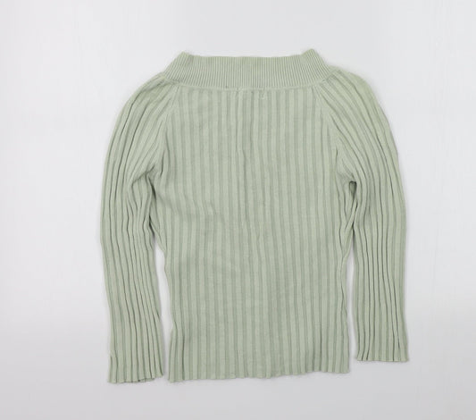 Womens UK Size S Krisp Green Pullover Jumper