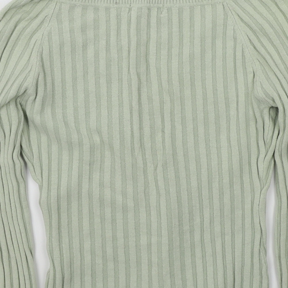 Womens UK Size S Krisp Green Pullover Jumper
