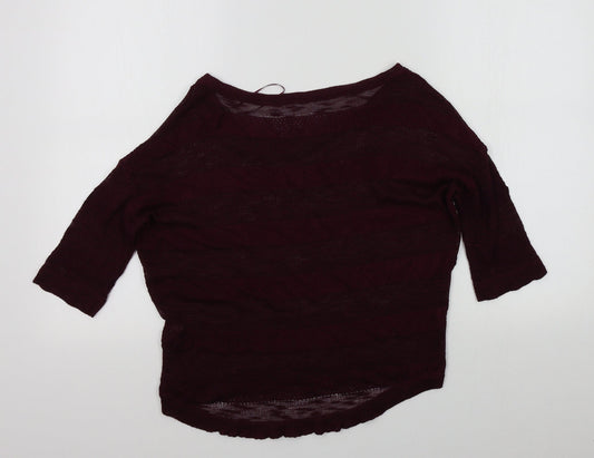 Dorothy Perkins Womens Pink Pullover Jumper Size 10