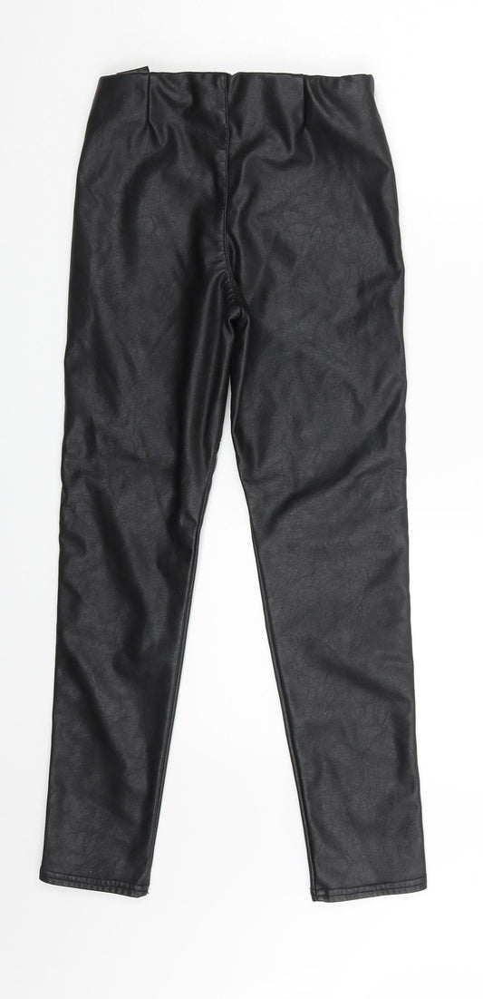 H&M Girls Black Jegging Trousers Size 10-11 Years