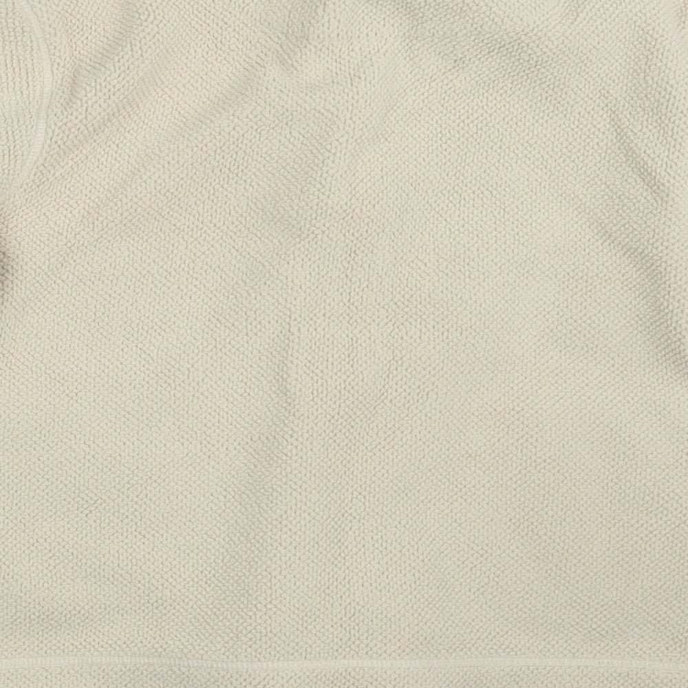 George Womens Ivory Full Zip Jumper Size 12