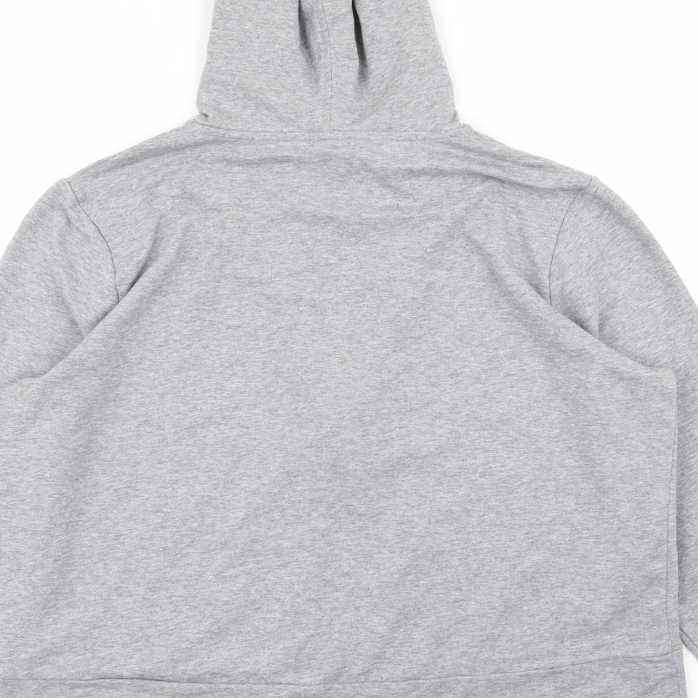 Womens UK Size 14 M&S Grey Full Zip Jumper