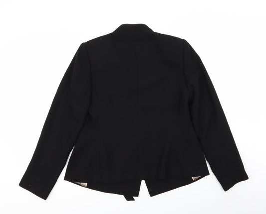 Florence and Fred Womens Black Jacket Blazer Size 10