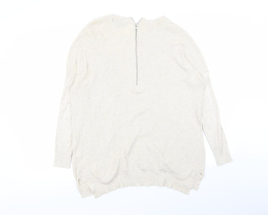 Primark Womens Beige Pullover Jumper Size 10