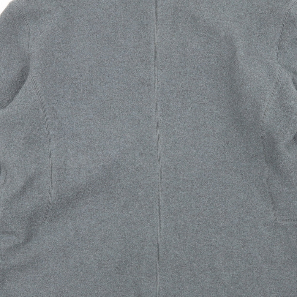 anne storey Womens Grey Overcoat Coat Size 16