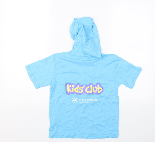 First Choice Girls Blue Basic T-Shirt Size 7 Years