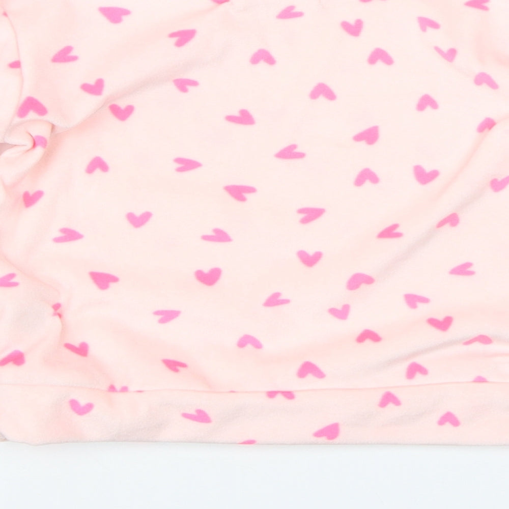 Jeff&co Girls Pink Polka Dot Top Pyjama Top Size 4-5 Years - Hearts