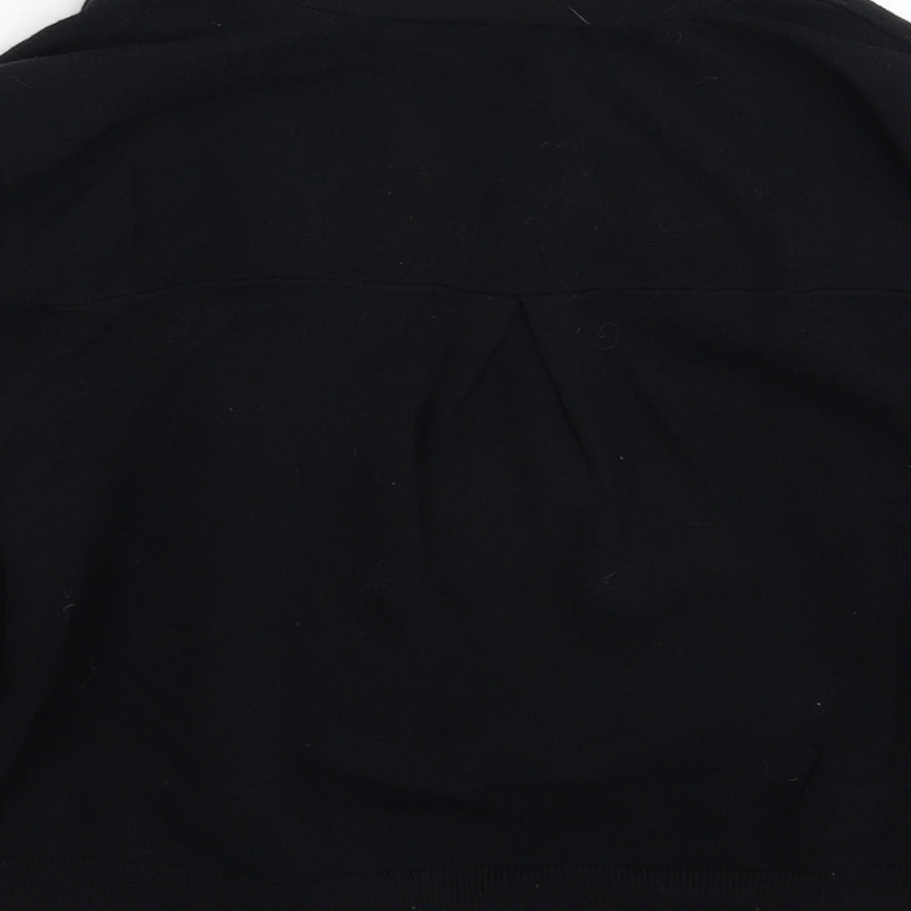 Womens UK Size M Wallis Black Cardigan Jumper
