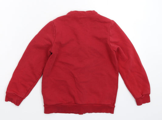 TU Boys Red Track Jacket Jacket Size 6 Years