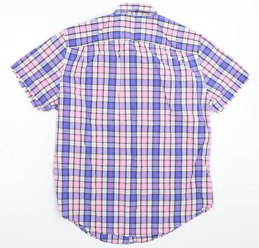 Mens UK Size L Gap Multicoloured Button-Up Short Sleeve Casual Shirt