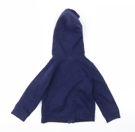 Gap Girls Blue Full Zip Jumper Size 2 Years