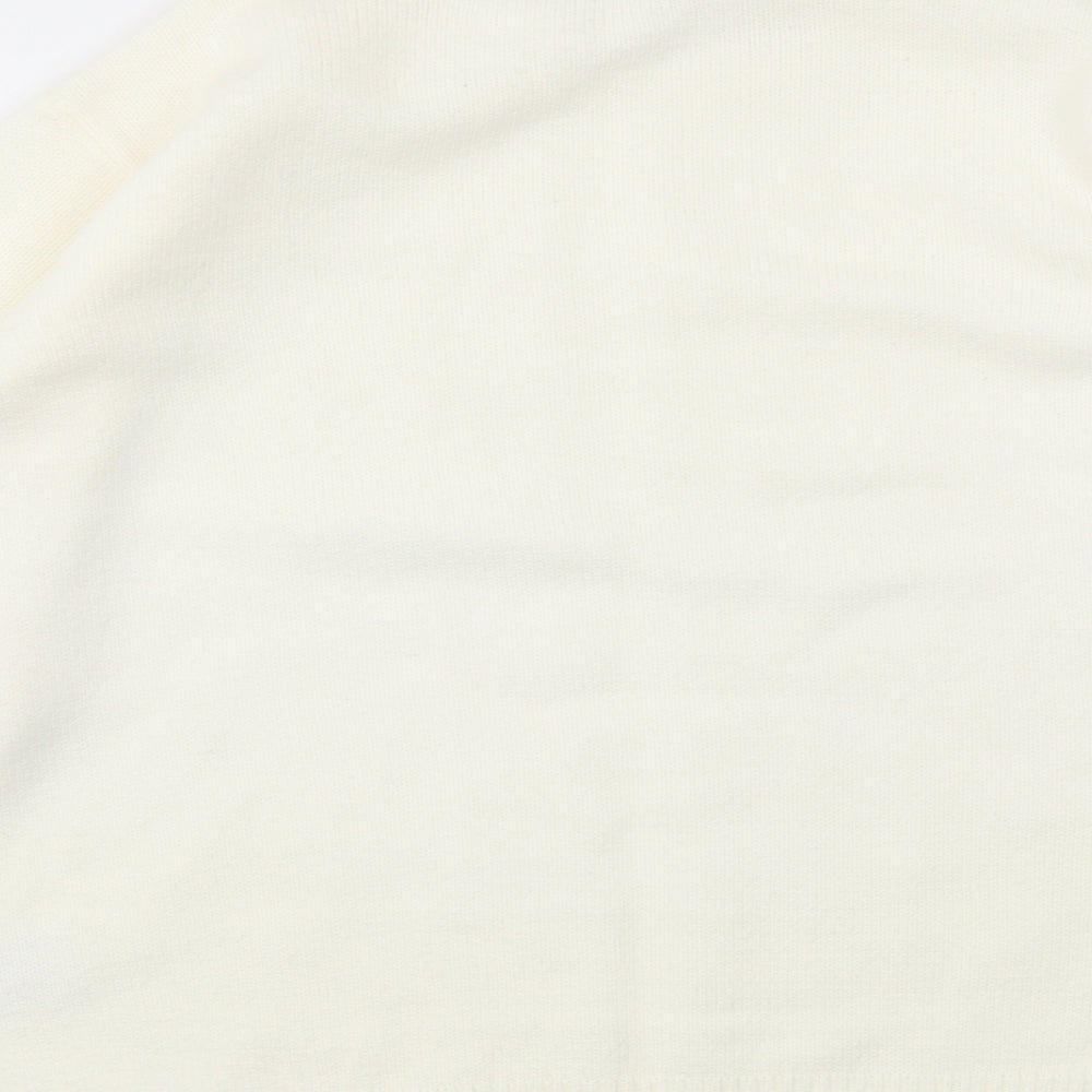 EWM Womens Ivory Pullover Jumper Size S
