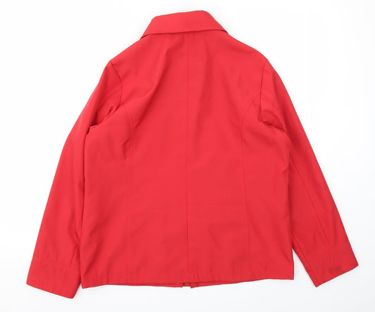 BM Womens Red Jacket Coat Size S