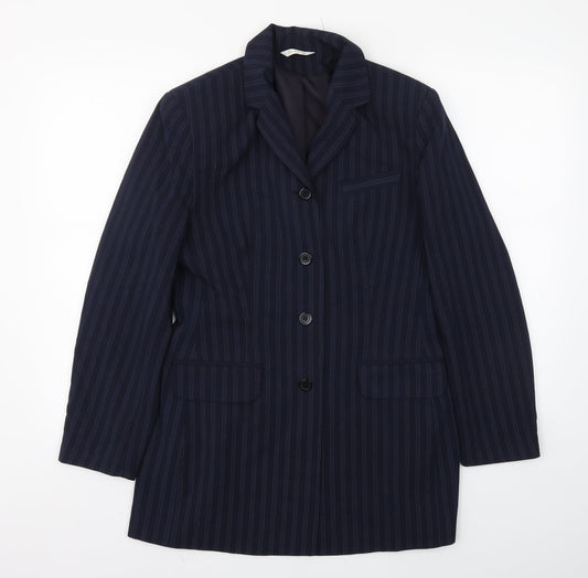 Womens UK Size 12 George Regular Blue Blazer