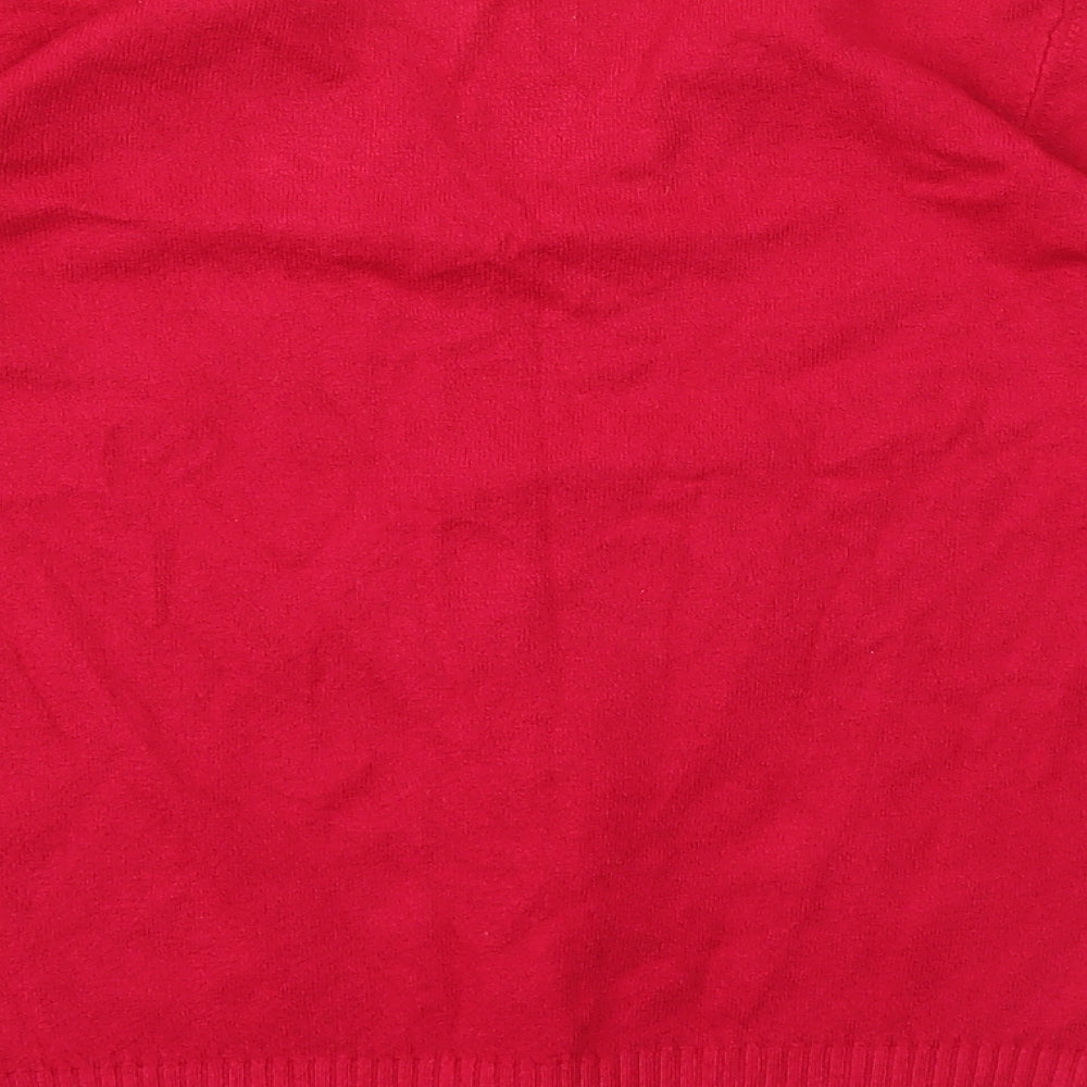 Womens UK Size 14 M&S Pink Pullover Jumper